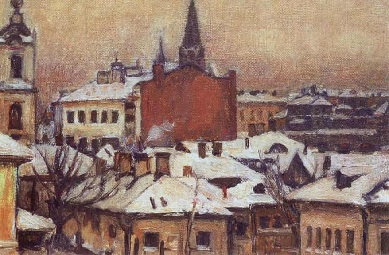 Vasily Surikov View of the Kremlin oil painting image